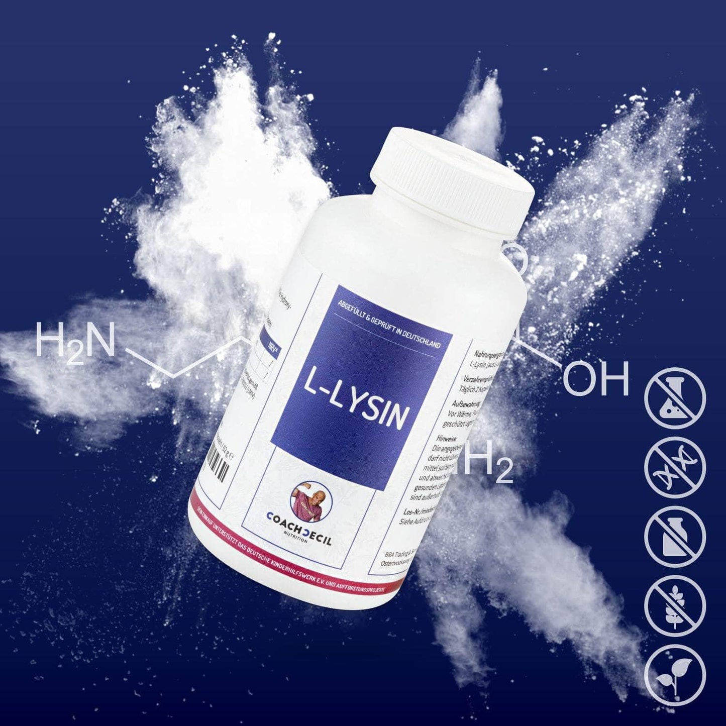 L-Lysin Hydrochlorid Kapseln vegan