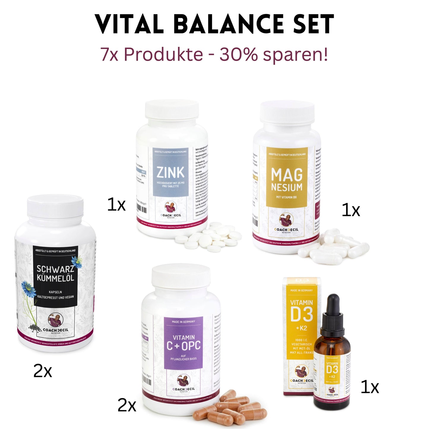 Vital Balance Set – Komplettpaket für innere Balance & Gesundheit